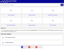 Tablet Screenshot of packaging-pouches.com
